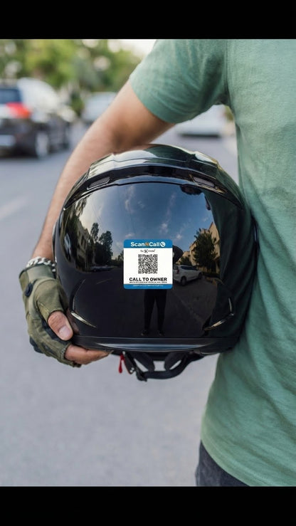 ScanNcall Smart QR for Bikes & Scooters – With Instant Contact & Emergency Call Solution