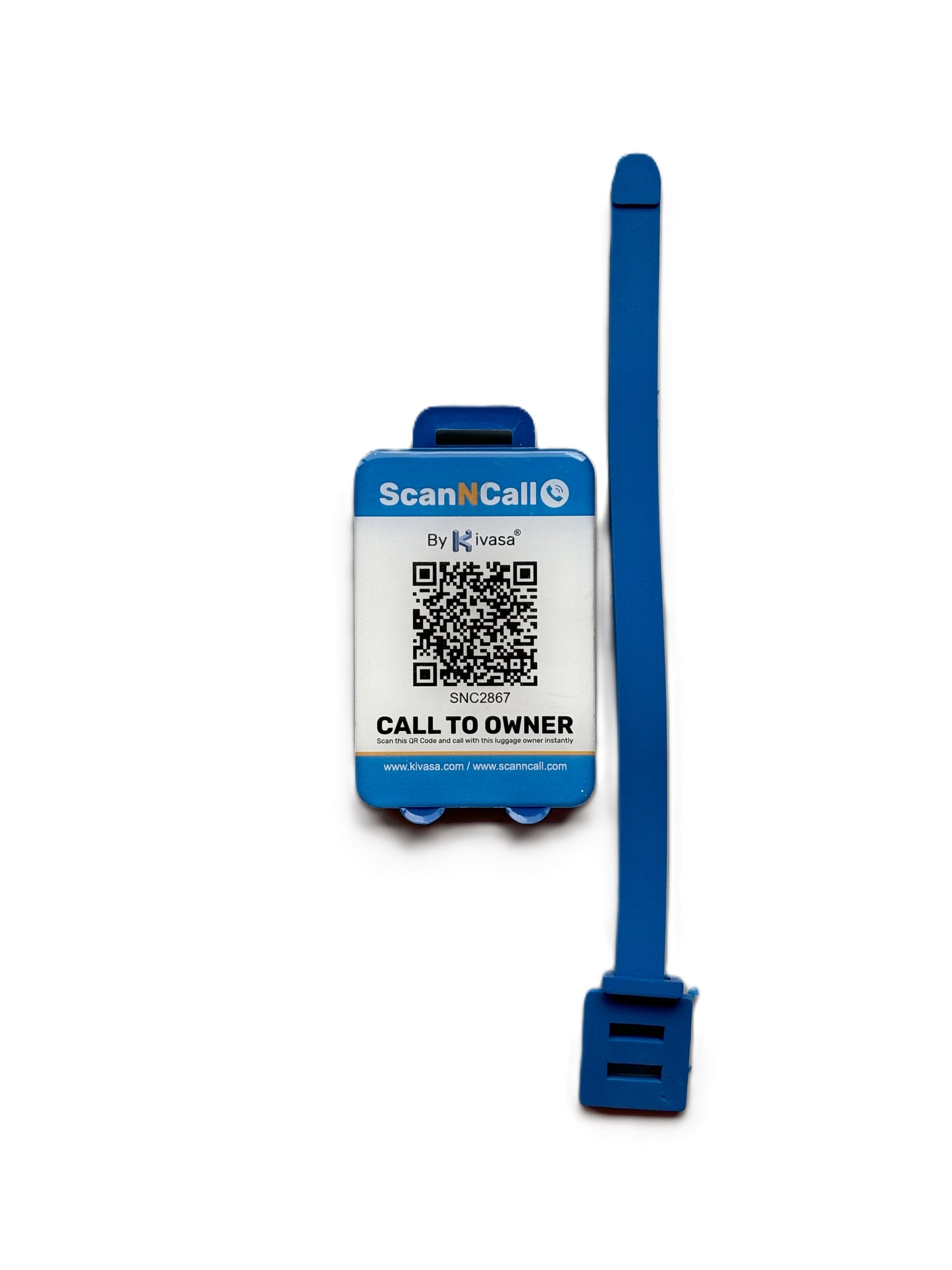 ScanNcall Travel Luggage QR Tag – Lost Bag Get it Back Instantly