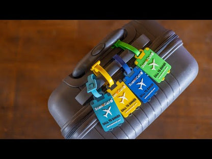 ScanNcall Travel Luggage QR Tag – Lost Bag Get it Back Instantly