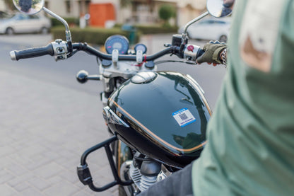 ScanNcall Smart QR for Bikes & Scooters – With Instant Contact & Emergency Call Solution