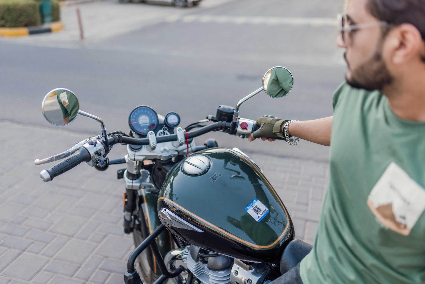 ScanNcall Smart QR for Bikes & Scooters – With Instant Contact & Emergency Call Solution