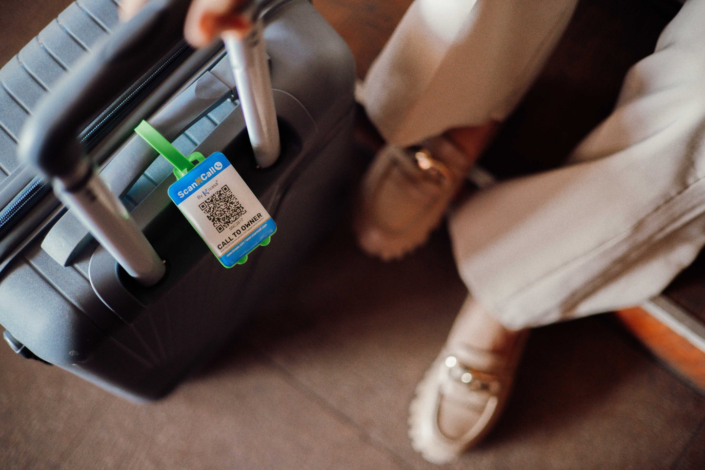 ScanNcall Travel Luggage QR Tag – Lost Bag Get it Back Instantly