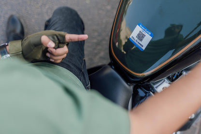 ScanNcall Smart QR for Bikes & Scooters – With Instant Contact & Emergency Call Solution